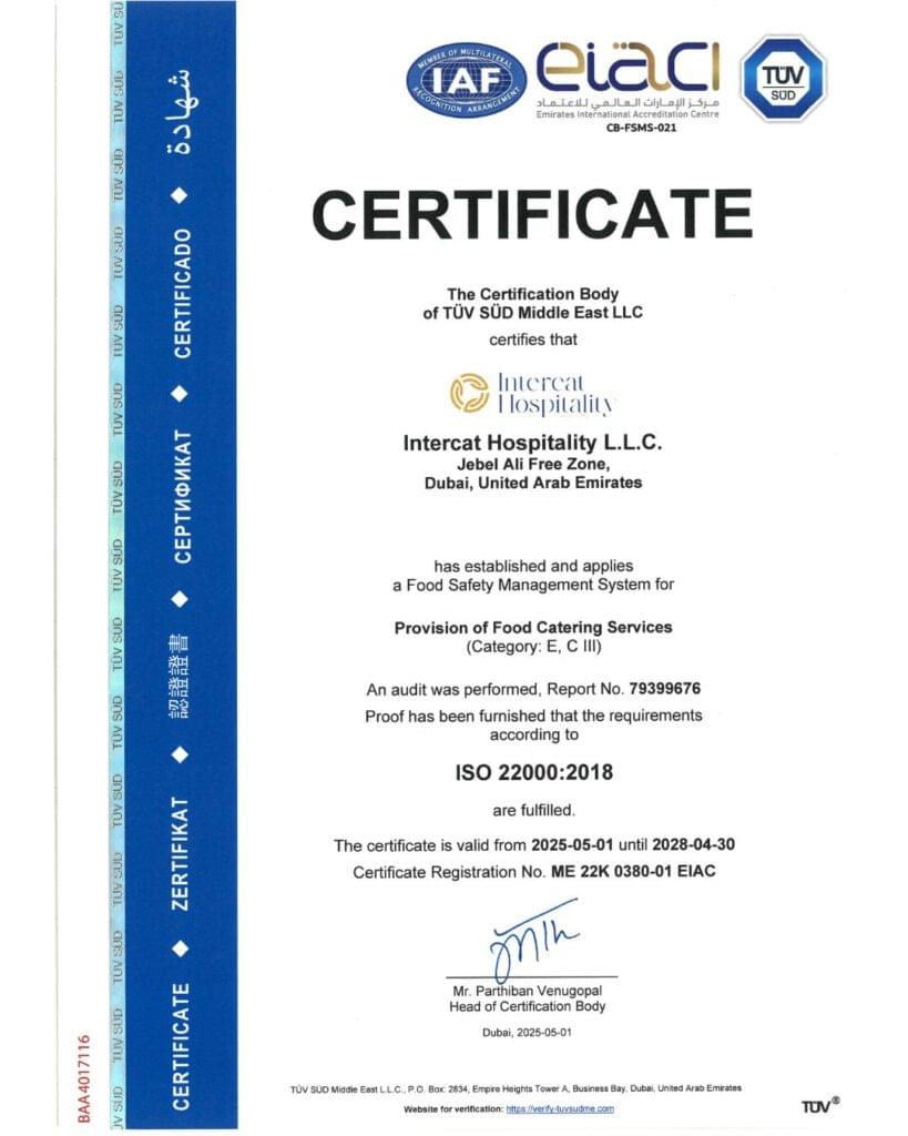 Sustainable Catering Dubai